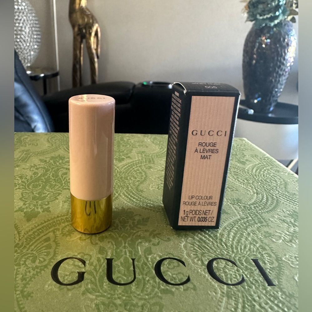 Gucci Rouge à Lèvres Mat Lipstick - Janet Rust 505 Gucci Rouge à Lèvres Lipstick - Picture 16 of 17